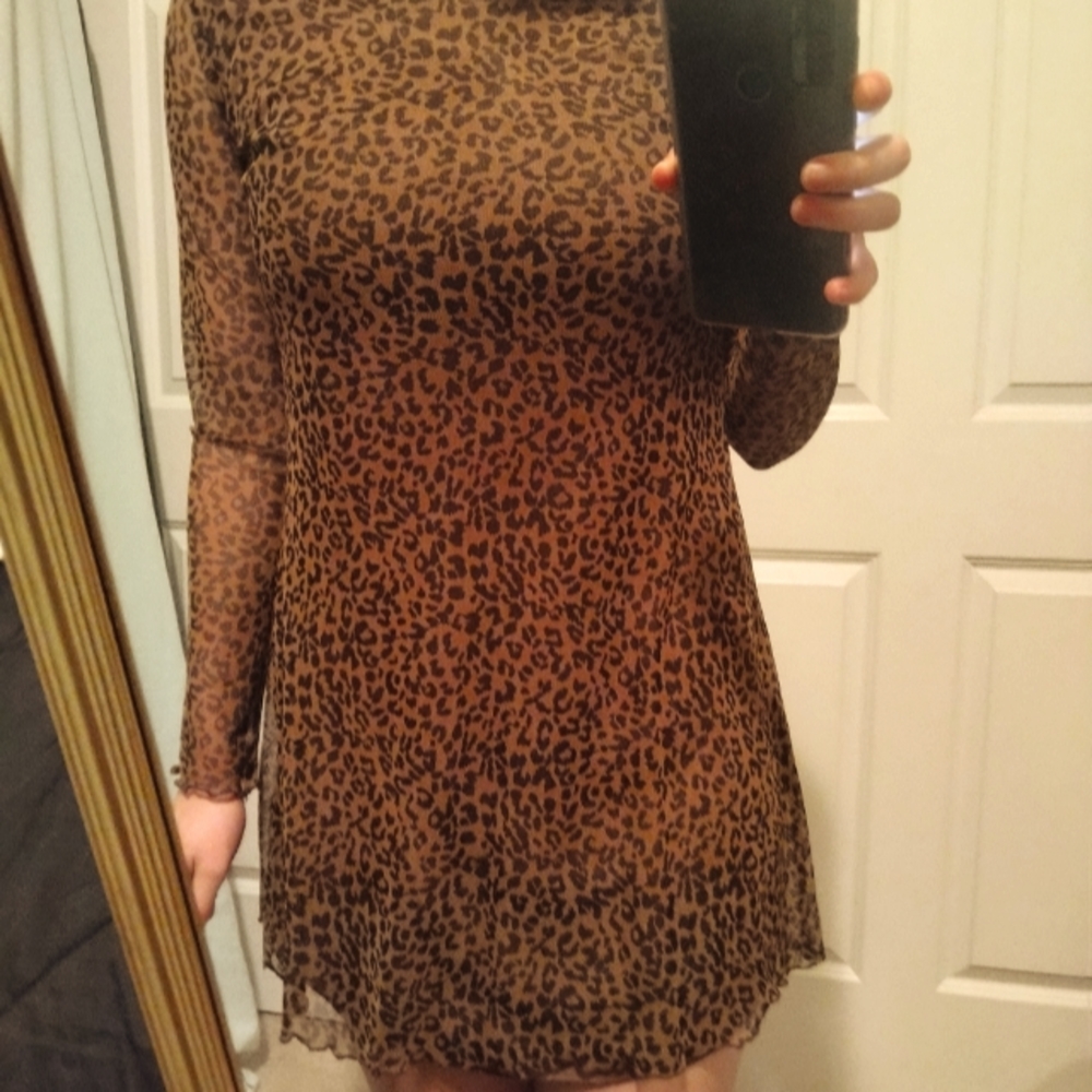 Super cute cheetah print dress 🐆